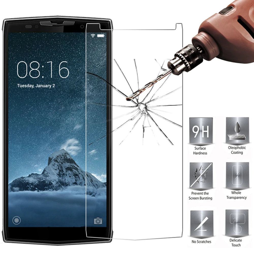 2.5D 9H Закаленное стекло протектор экрана для Doogee Mix 2 BL5000 BL7000 BL9000 BL12000 X5 Max Pro S60 Lite Y8