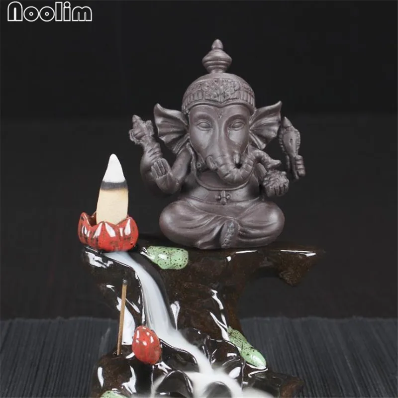 Керамическая горелка для благовоний Ganesha украшение дома и офиса держатель ладана