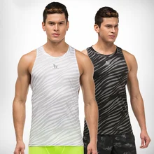 Besgo быстро сохнут мужские рубашки сжатия плотно тренажерный зал майка Фитнес без рукавов