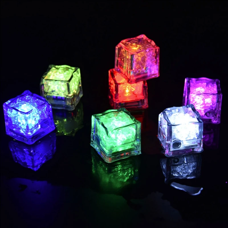 1 шт. красочные индукционные Светящиеся Кубики Льда кубики льда в воду яркие кубики льда куклы Sydmaker аксессуары