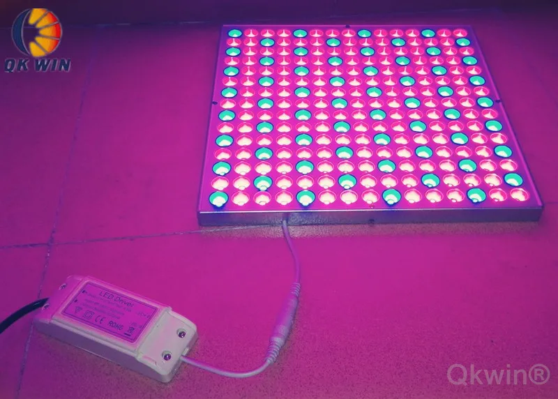 225 светодиодов 14 Вт panle led grow light дропшиппинг ультра яркий экологически чистый четырехдиапазонный 14 Вт 225 Led растительный свет планель