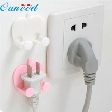 Home Wider New High Quality Multifunction Finishing Plug Holder Sticky Hooks Free Shipping Drop Shipping