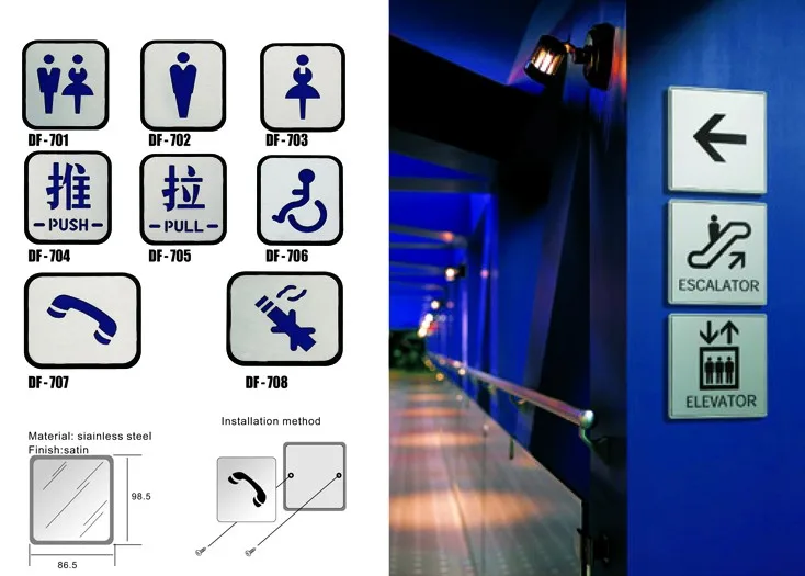 All kinds of Sign plate
