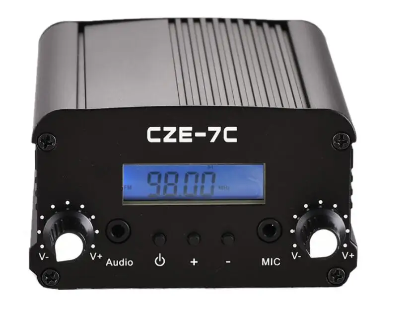 оптовая бесплатная доставка 5w 7w pll fm стерео передатчик|broadcast transmitter|fm stereo transmitter 5wfm