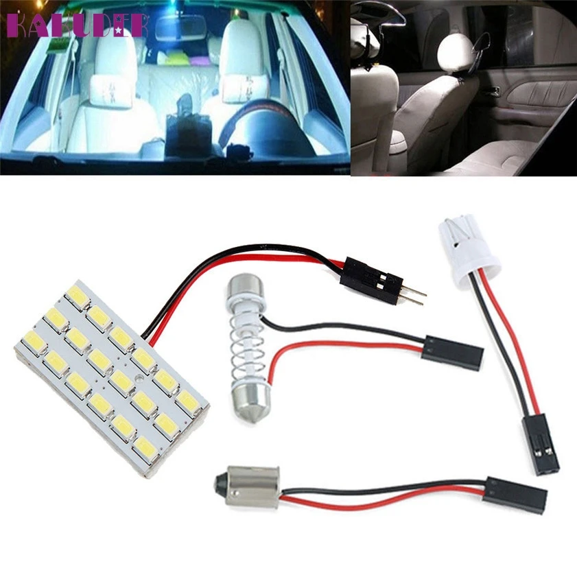 

High Quality 18 SMD 5630 LED T10 BA9S Dome Festoon Car Interior Light Panel Lamp 12V