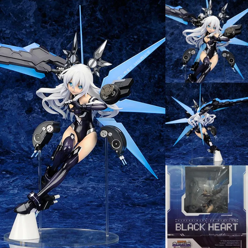 

Choujigen Game Neptune Noire Black Heart Lastation Goddess of Protection PVC Action Figure Collection Model Toy G2159
