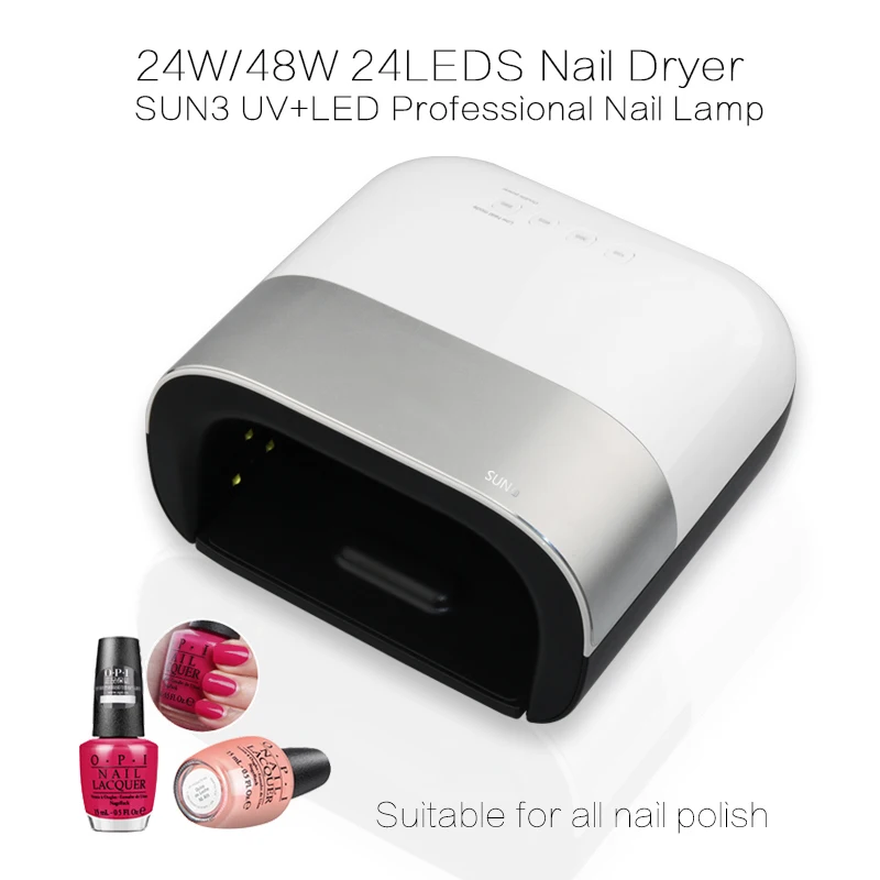 

SUN3 48W UVLED Professional Smart Nail Dryer Lamp for Nails Curing Finger Toe Nail Gel dryer for nail