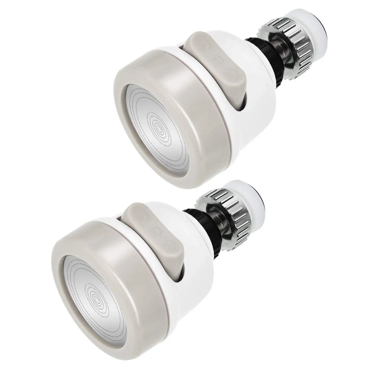 

2 Pack Kitchen Water Spray Water Saving Faucet Sprayer 360 Degree Rotate Tap Nozzle Adjustable Faucet Head Aerator