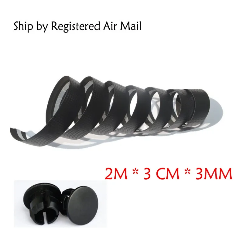 

2M length Carbon fiber Bicycle HandleBar Tape Cycling Race bike Grips MTB Cork Handlebar Tape +2 Bar Plugs Mountain belt straps