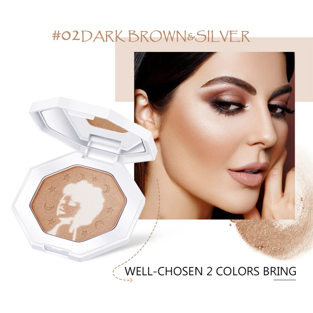 

New Shimmer Make Up Waterproof Highlighter Powder Palette Glow Kit Face Contour Bronzer Illuminator Face & Eye Highlight