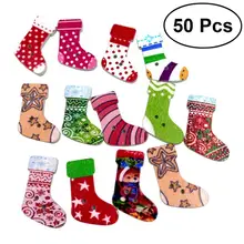 50 шт. Рождество 2 отверстия милые творческие красочные деревянные пуговицы для пришивания крафт