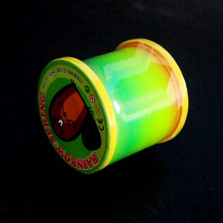 Радужное кольцо пружинная катушка Складная независимая упаковка детские игрушки оптом и в продаже много маленьких игрушек