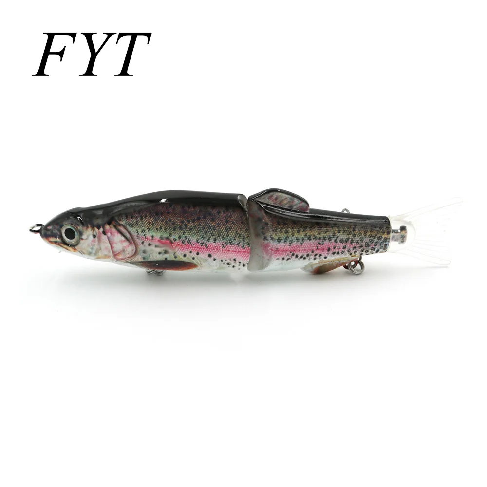 

FYT 1Pcs Fishing Wobblers 2 Segements Lifelike Pike Muskie 19cm 60g Isca Artificial Fishing Lures Hard Bait Fishing Accessory