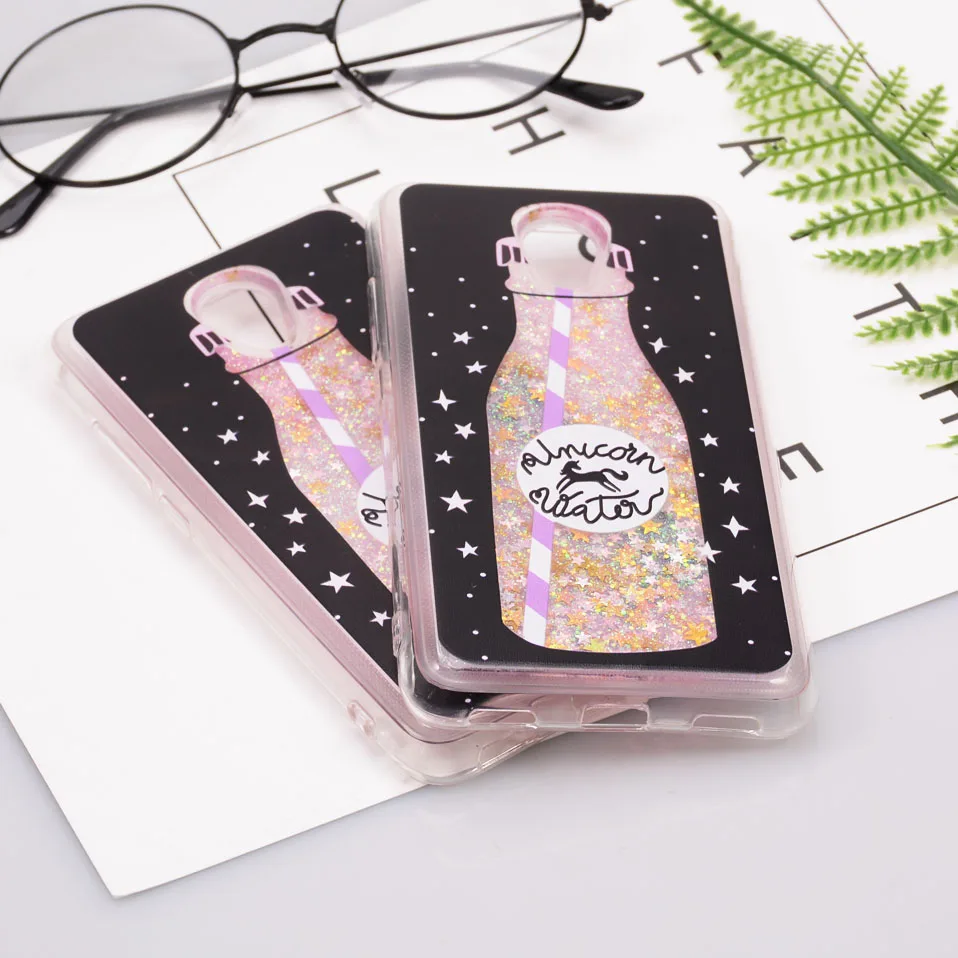Reaoom for Meizu M6 Case Glitter Dynamic Liquid Star Quicksand Colorful Cute Bottle Unicorn Protection Cover Capa for Meilan 6   (5)