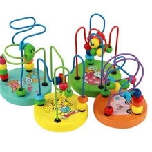 Детские Мини-морские лабиринты деревянные игрушки Веревка бисерные блоки раннего детского образования для детей