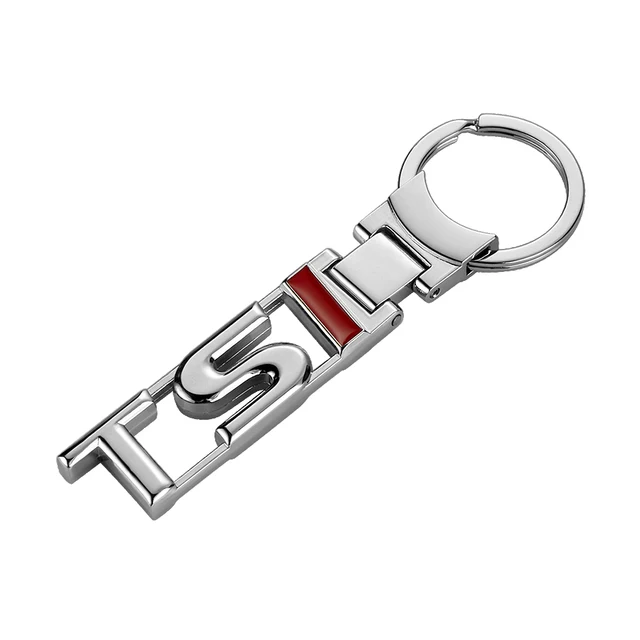tsi car alloy keychain key chain key ring keyrings for volkswagen vw