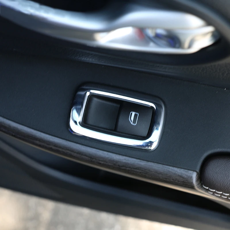 Для Jeep Cherokee KL 2014 2019 Dodge Дротика PF Chrysler 200 хромированная панель для внутреннего окна