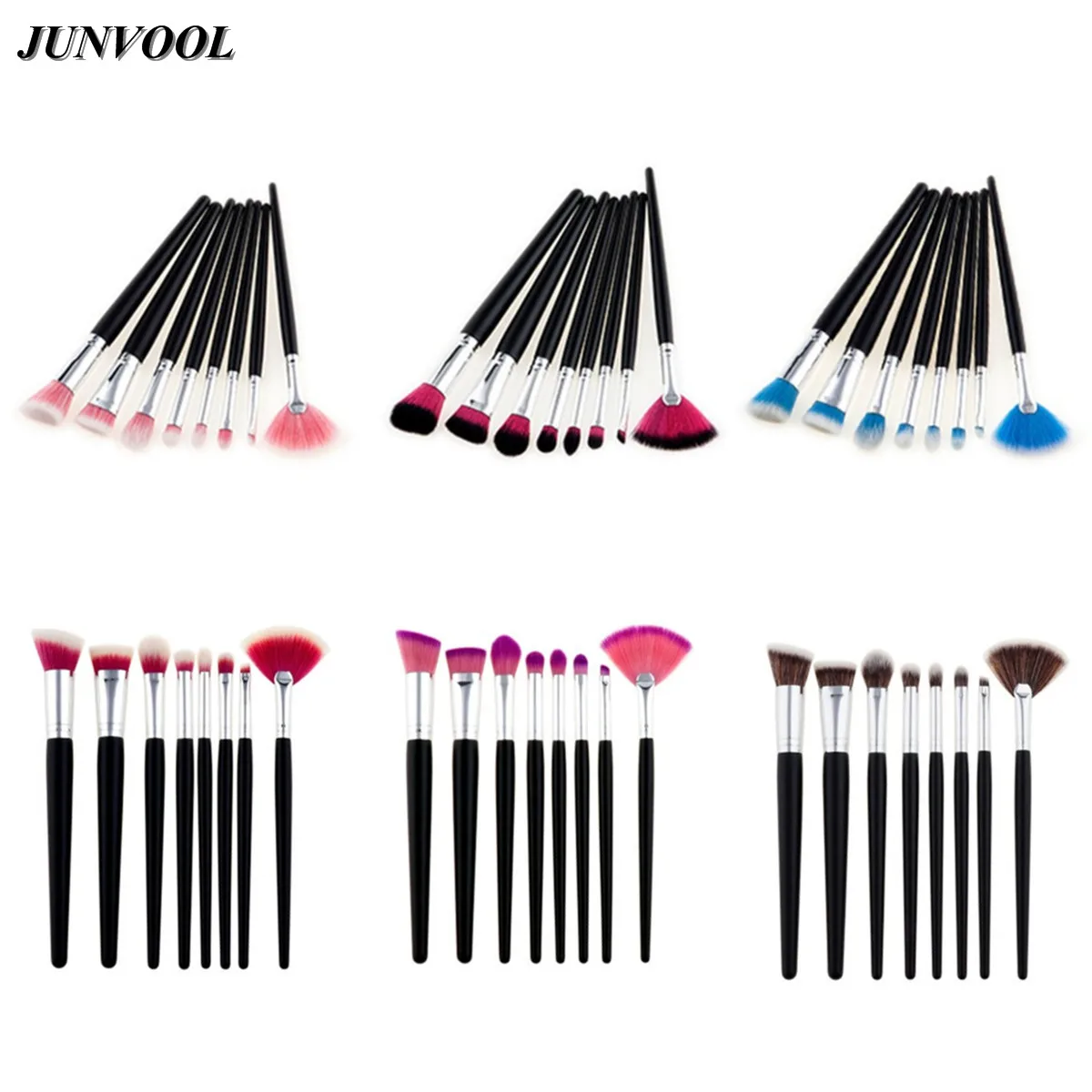 Beauty Cosmetic Fan Brush 8 шт. пудра тональный крем для лица консилер румяна макияжа набор