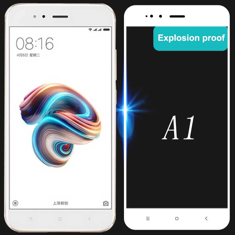 Для Xiaomi Mi5X стекло M5X закаленное Xiomi Mi A1 M 5X стеклянная пленка 2.5D полное покрытие
