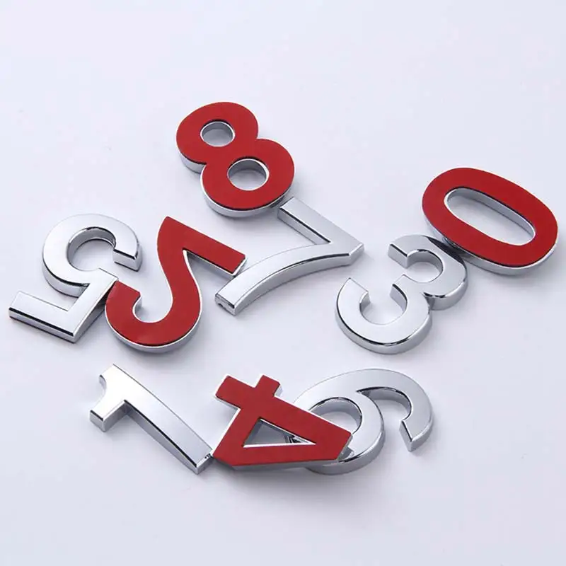 

House 0-9 Sign Digits Sticker Door Address 5CM Hotel Popular High Quality 1PC Number Number Plate Hot Sale Modern