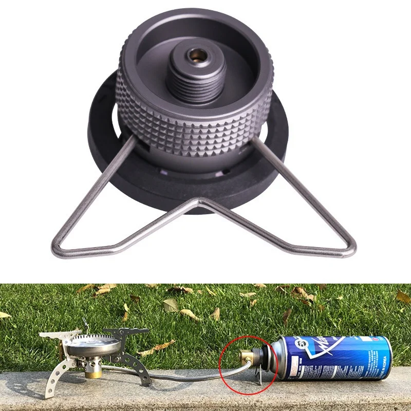 

Outdoor Camping Stove Adapter Gas Tank Converter Connector Portable Light weight Gas Cartridge Tank Cylinder Adapter