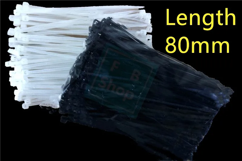 

Free shipping Nylon tie with self locking nylon tie with plastic bar with the national standard 3*80 (1000 / bag)