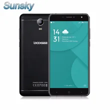 Ursprüngliche doogee x7 pro 6,0 zoll android 6.0 smartphone 2 gb 16 GB MTK6737 Quad Core OTG 4G FDD-LTE 1,3 GHz 13.0MP Mobile telefon