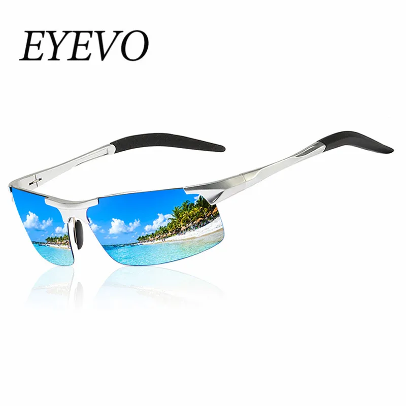 Eyevo Модные поляризованные солнцезащитные очки Для мужчин Роскошные Брендовая Дизайнерская обувь Винтаж очки, подходят для вождения, солнцезащитные очки мужские защитные очки тени UV400