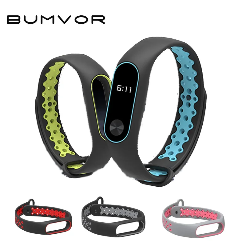 

BUMVOR original Watch Band Silicon Wrist Strap Replacement WristBand Bracelet For XIAOMI MI Band 2018 High Quality Watchbands