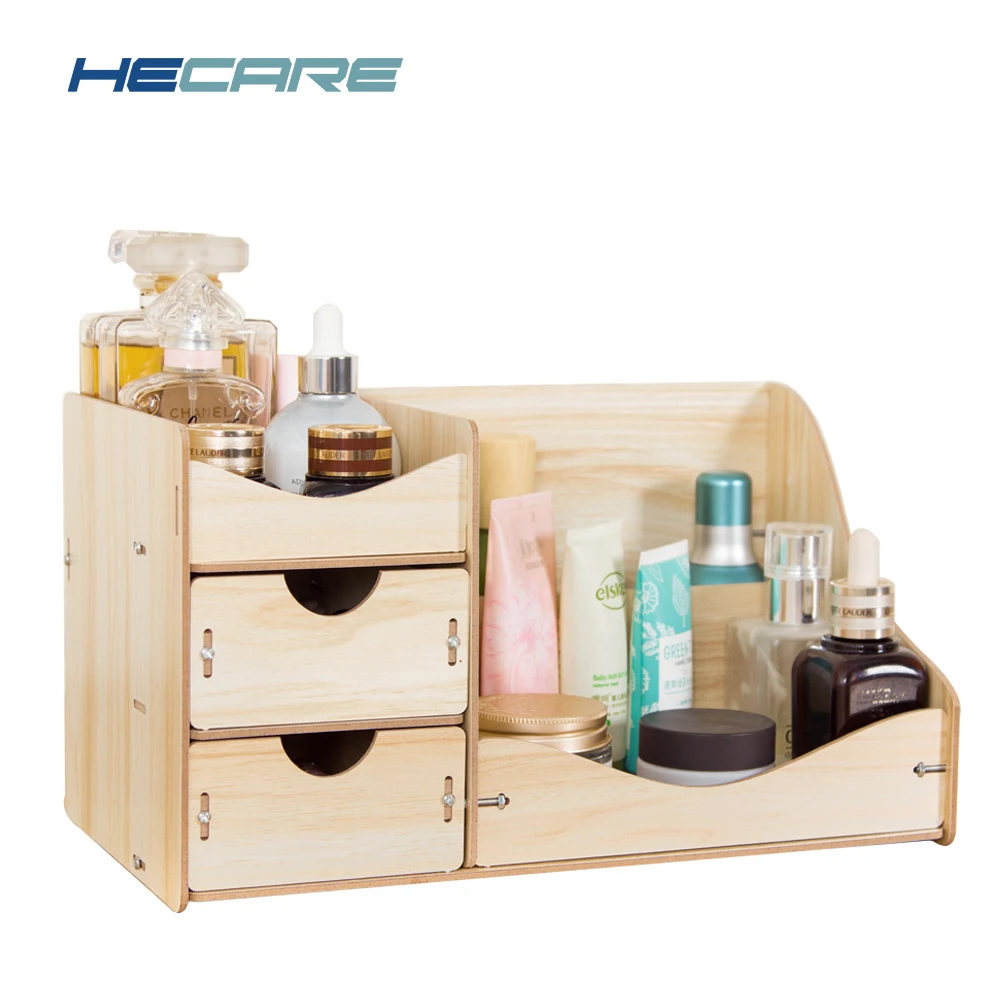 New Wooden Cosmetic Organizer Dropshipping Home Makeup 