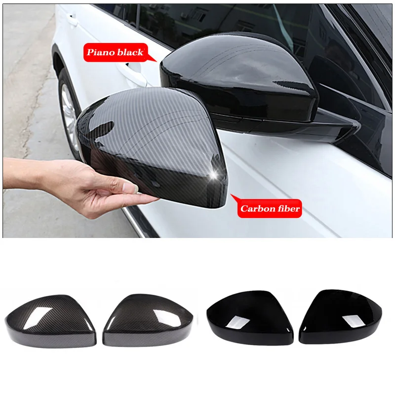 

For Land Rover Discovery Sport Range Rover Velar Evoque Jaguar F-Pace Rearview Rear View Mirror Covers Car Styling Accessories