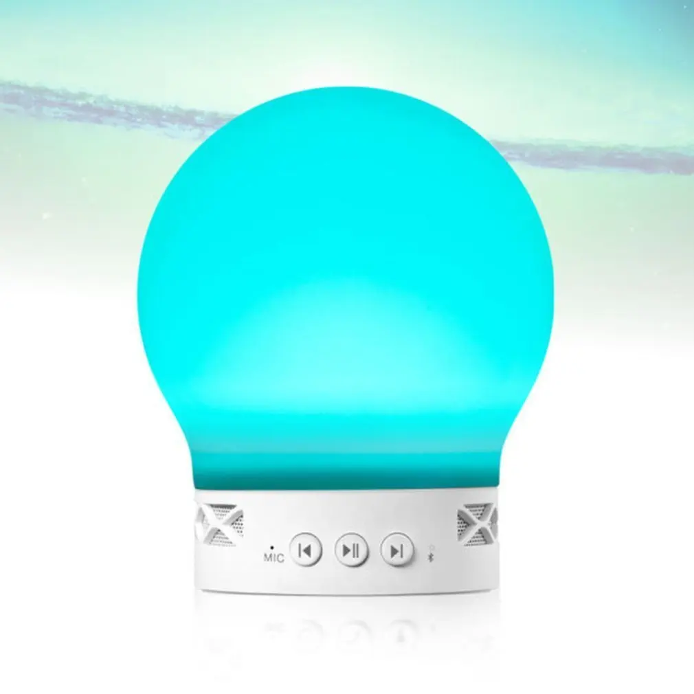 Крытый Bluetooth Динамик свет Беспроводной Bluetooth красочные Bluetooth карты Динамик настольная лампа ночник для дома