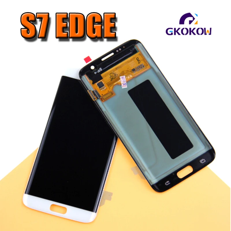 Для SAMSUNG GALAXY S7 edge ЖК-экран G935 G935F G935A G935T G935FD ЖК-дисплей сенсорный экран дигитайзер s7