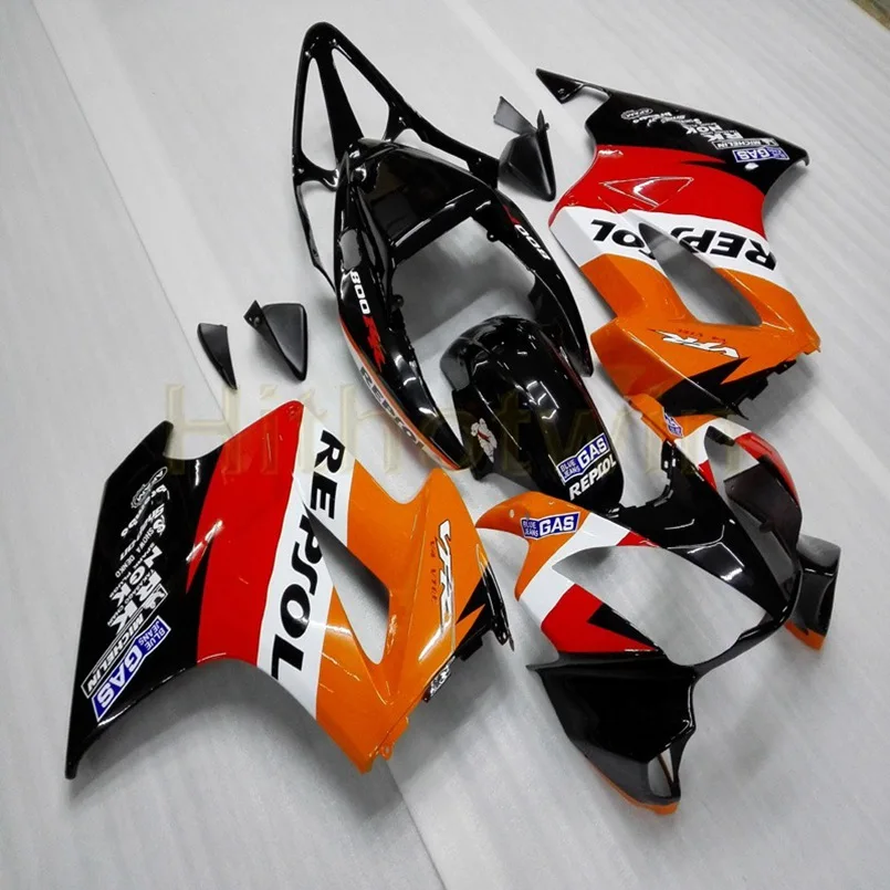 F Пользовательские мотоцикла хомут для HONDA 2002 2003 2004 2005 2006 2007 2008 2012 ABS Пластик Обтекатель+ болты+ черно-белые M2 - Цвет: F