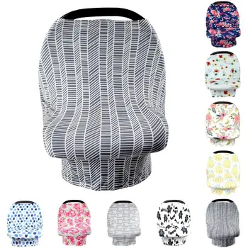 

Fashion Car Seat Shopping Cart Stroller Baby Trolley High Chair Nursing Cover Canopy