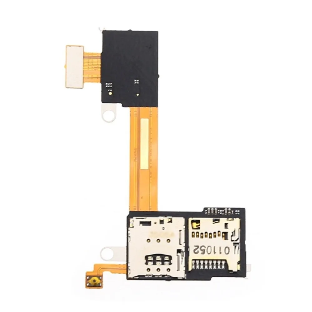 Dual SIM Card Flex Cable For SONY Xperia M2 
