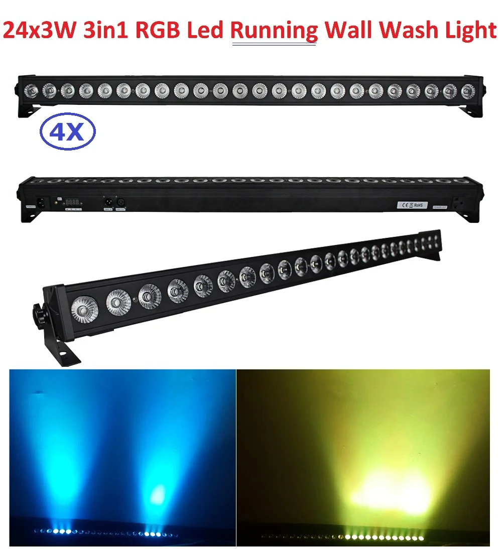 4xLot Cheap 2019 Led Wall Washer Light 24X3W RGB 3in1 Led Floodlight 1000mm LED Linear Bar Running Horse Effect Stage DJ Disco
4xLot Cheap 2019 Led Wall Washer Light 24X3W RGB 3in1 Led Floodlight 1000mm LED Linear Bar Running Horse Effect Stage DJ Disco