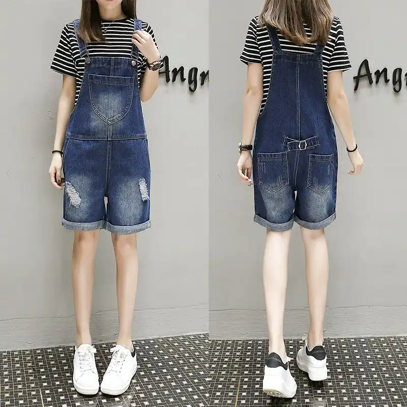 cute jean rompers