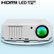 CAIWEI 4500 Lumens LCD LED Projector Home Cinema Projector Home Theater Video For Movie Game TV Laptop Tablet Mobile Phone