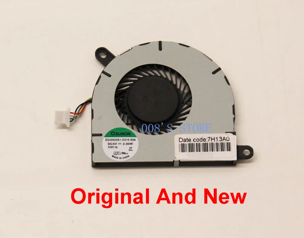 

New Notebook CPU Cooler Fan For HP ENVY Spectre XT Pro 13 13-2000 13-2100EA 13-2150NR EG50050S1-C010-S9A DC28000BLS0 4 Pins