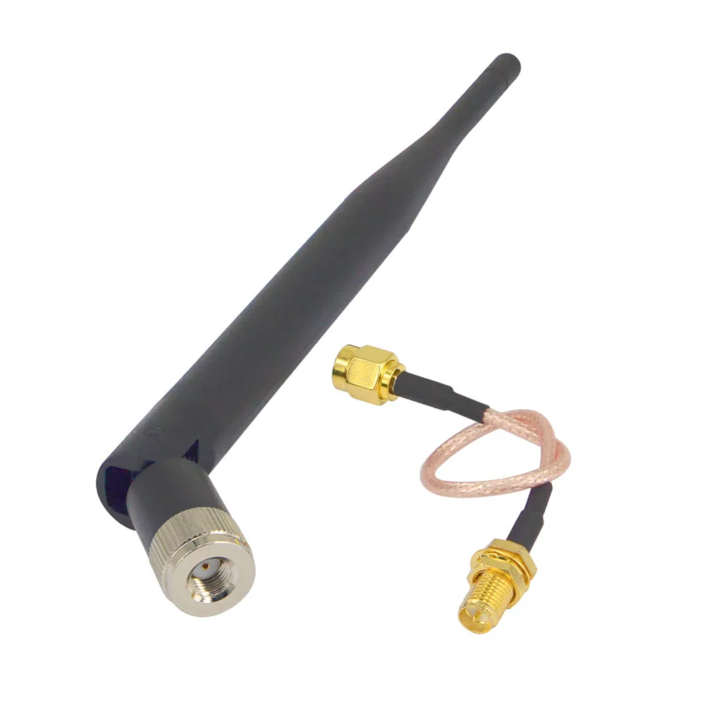 Антенна Wi Fi 802.11b/g 2 4 ГГц 5 дБи|wifi antenna|wifi antenna malewifi sma male |