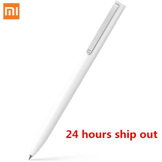 Xiao mi jia Sign Pen с коробкой mi Pen 9,5 мм Signing Pen PREMEC Smooth Switzerland Refill mi Kuni Japan чернила черные, голубые чернила заправки - Цвет: 1 Pen only