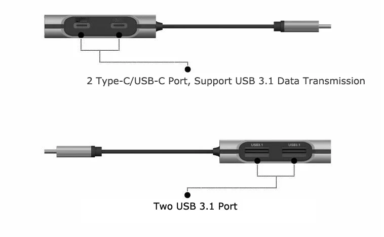 USB-C 3,1 Тип с разъемами типа C и HDMI конвертер концентратор DeX 4 K HD ТВ зарядка PD НС док-станция для C-Force CF001 для Nintendo Switch/S8/MAC PRO