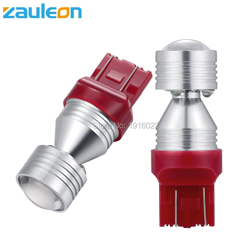 

Zauleon 2pcs T20 7443 W21/5W Red LED 20W High power car light source Taillight rear car brake lamp styling