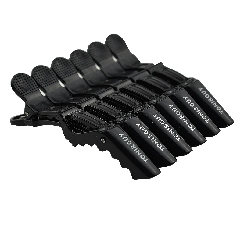 6 PcsPack Alligator Hair Clips Black Purple Red Hairpins Beak Sectioning Clamp Hairdressing Hair Care Styling Tools Accessory (2)