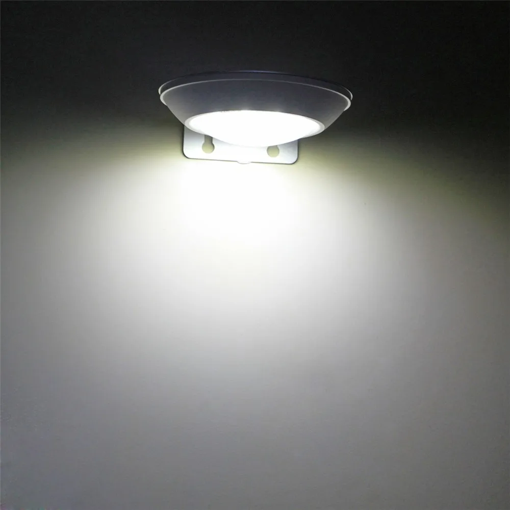 260LM-Microwave-Radar-Motion-Sensor-LED-Solar-Light-Waterproof-16LEDs-Street-Lamp-Outdoor-Path-Wall-Lamp