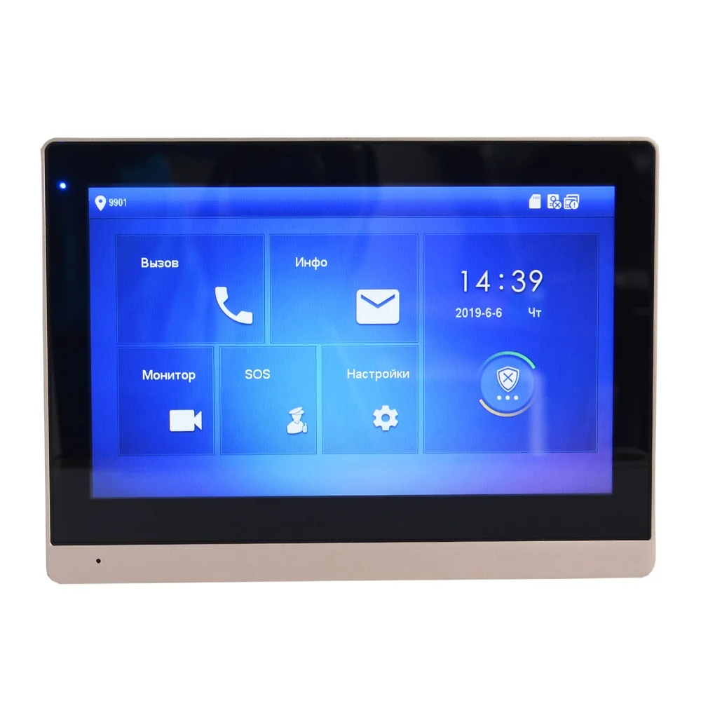 DH логотип мульти язык VTH1660CH 10 дюймов сенсорный внутренний монитор IP дверной