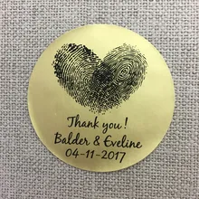 Заказ 100 шт. персонализированные красота ясно логотип свадебные наклейки Baby Shower приглашение на день рождения конверт матовое золото Стикер Уплотнения