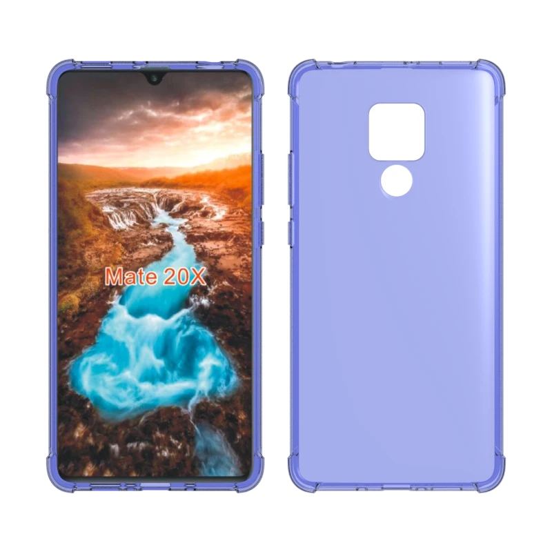 Брендовый gligle alpha A текстура мягкий ТПУ кожаный чехол для Huawei Mate 20X оболочка