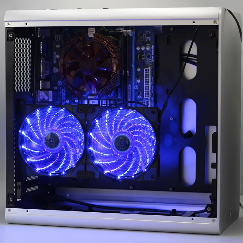 Компьютер/ПК корпус cooler master жесткий диск радиатор держатель видеокарты кулер материнская плата бесшумный радиатор 12 В Вентилятор охлаждения процессора